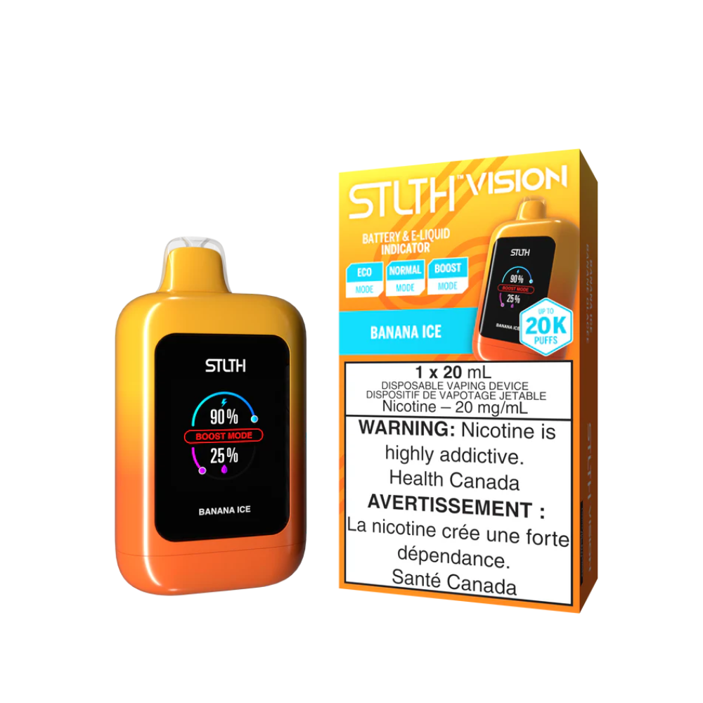 STLTH Vision 20K Disposable Vape Banana Ice